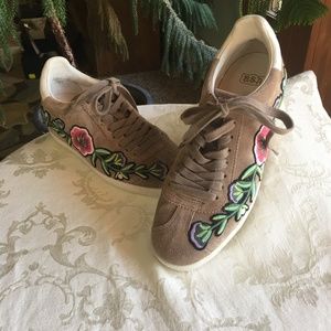 Ash Suede Floral Sneakers